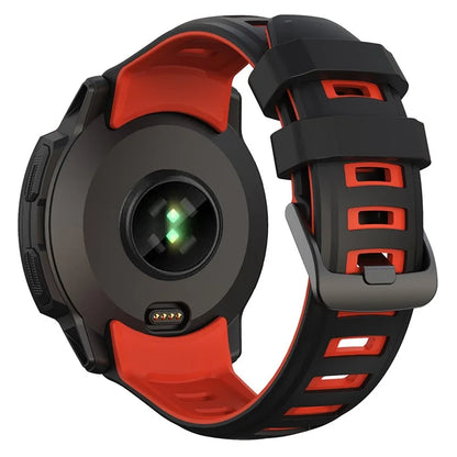 For Garmin Instinct 2X Silicone Watch Straps Dual Color Wrist Band