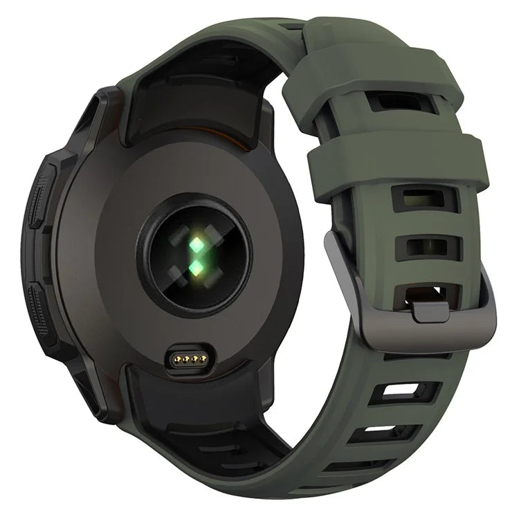 For Garmin Instinct 2X Silicone Watch Straps Dual Color Wrist Band