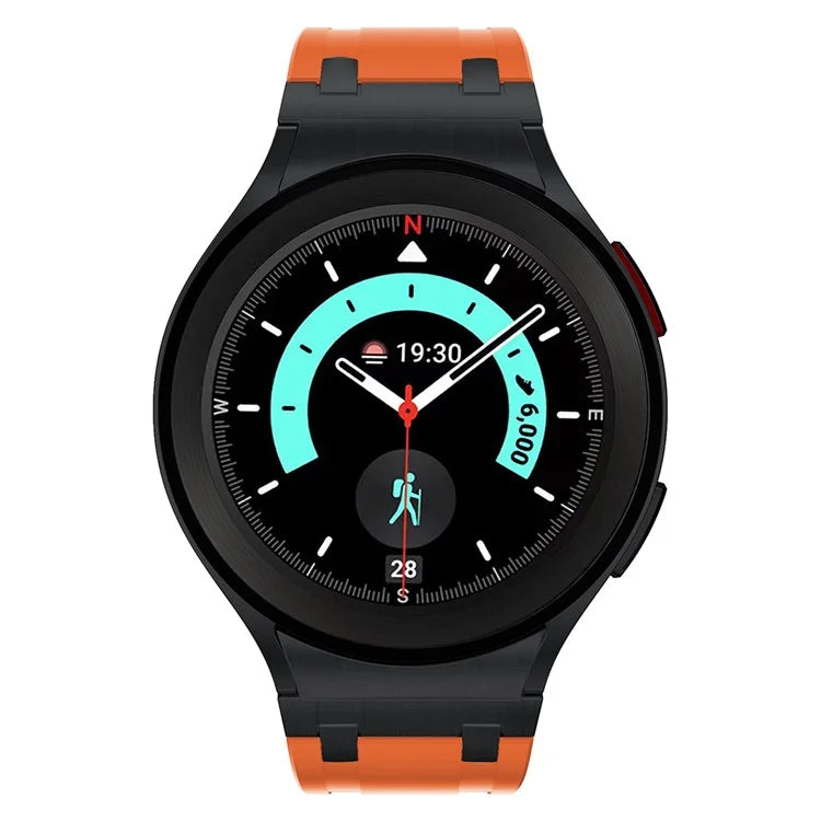 For Samsung Galaxy Watch4 / Watch 5 / Watch6 Watch Strap AP Silicone Band Waterproof