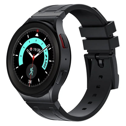 For Samsung Galaxy Watch4 / Watch 5 / Watch6 Watch Strap AP Silicone Band Waterproof