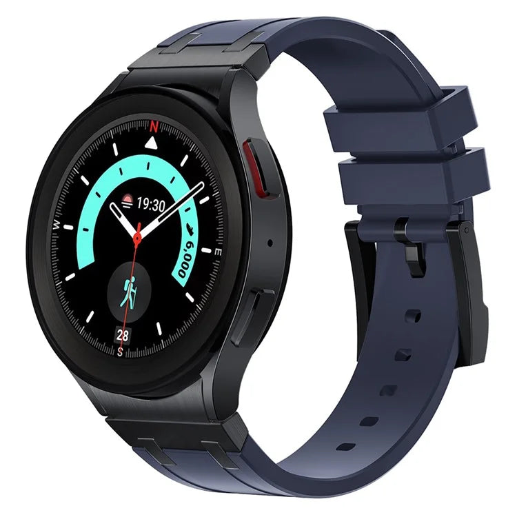 For Samsung Galaxy Watch4 / Watch 5 / Watch6 Watch Strap AP Silicone Band Waterproof