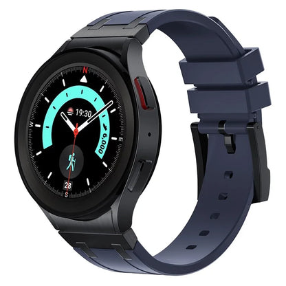 For Samsung Galaxy Watch4 / Watch 5 / Watch6 Watch Strap AP Silicone Band Waterproof