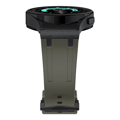 For Samsung Galaxy Watch4 / Watch 5 / Watch6 Watch Strap AP Silicone Band Waterproof