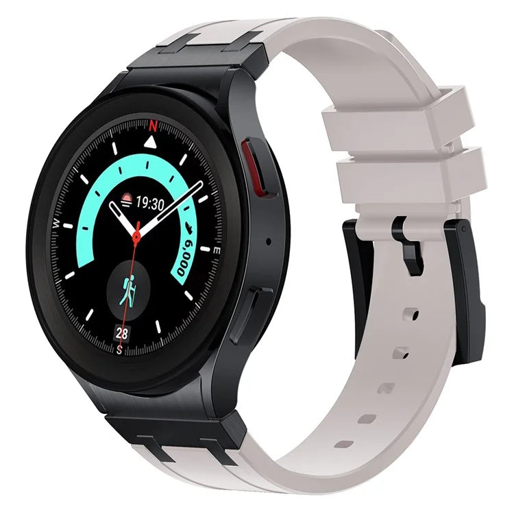 For Samsung Galaxy Watch4 / Watch 5 / Watch6 Watch Strap AP Silicone Band Waterproof