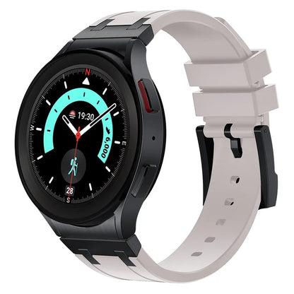 For Samsung Galaxy Watch4 / Watch 5 / Watch6 Watch Strap AP Silicone Band Waterproof