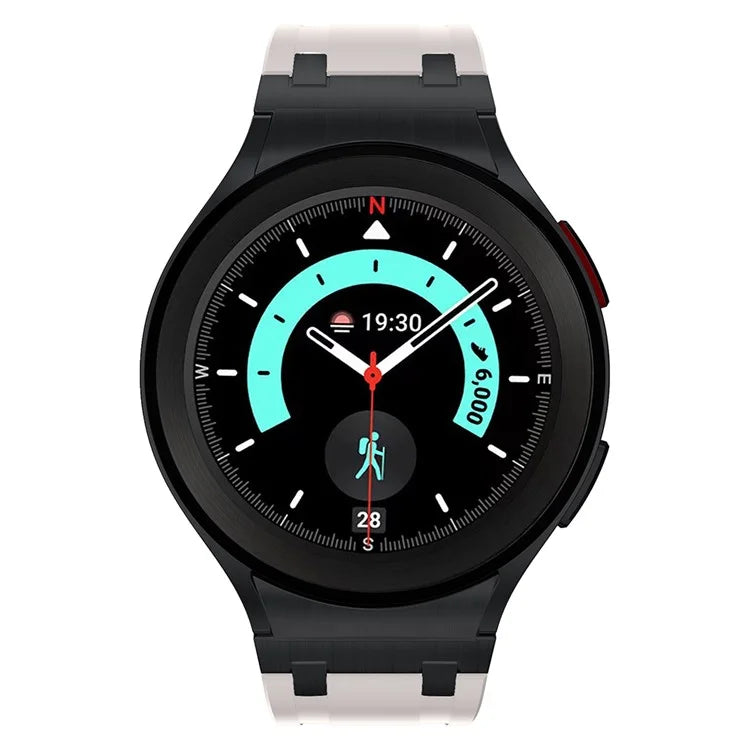 For Samsung Galaxy Watch4 / Watch 5 / Watch6 Watch Strap AP Silicone Band Waterproof
