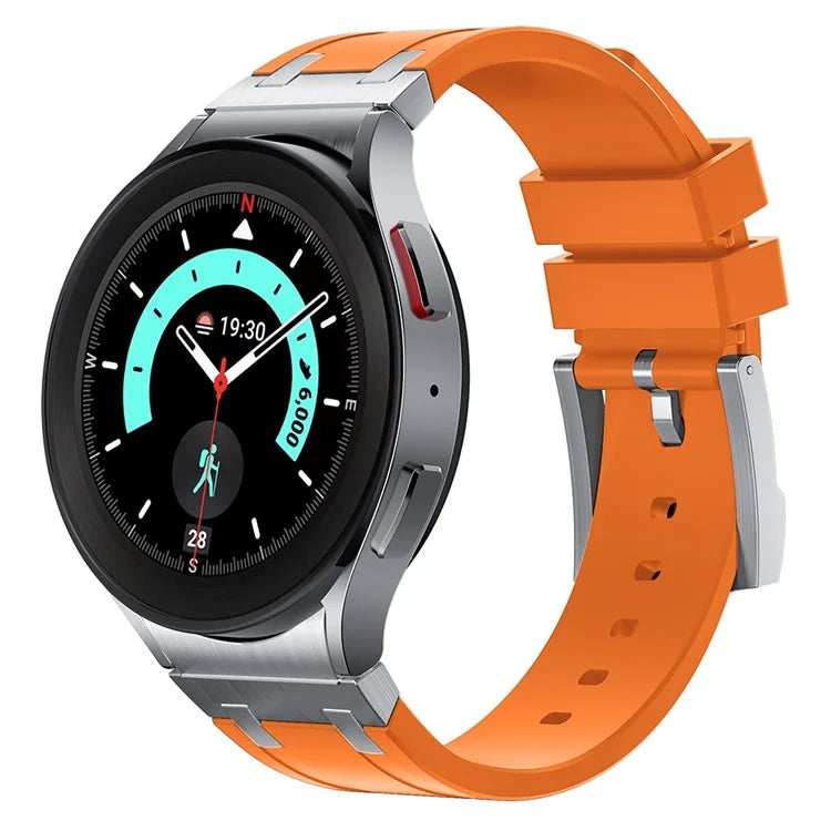 For Samsung Galaxy Watch4 / Watch 5 / Watch6 Watch Strap AP Silicone Band Waterproof