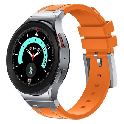 For Samsung Galaxy Watch4 / Watch 5 / Watch6 Watch Strap AP Silicone Band Waterproof