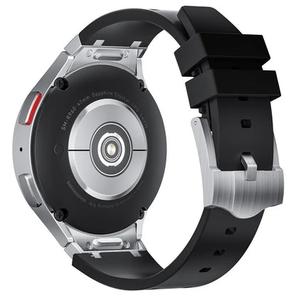 For Samsung Galaxy Watch4 / Watch 5 / Watch6 Watch Strap AP Silicone Band Waterproof