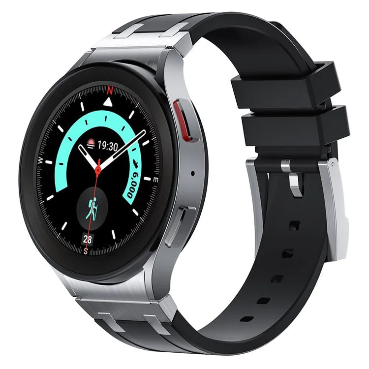 For Samsung Galaxy Watch4 / Watch 5 / Watch6 Watch Strap AP Silicone Band Waterproof