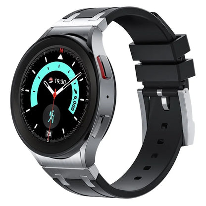 For Samsung Galaxy Watch4 / Watch 5 / Watch6 Watch Strap AP Silicone Band Waterproof