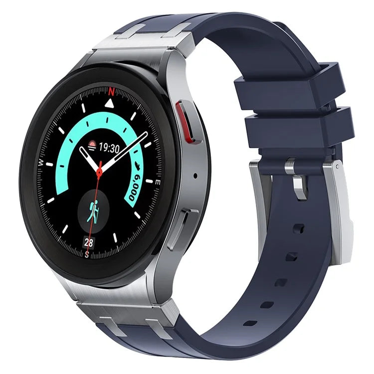 For Samsung Galaxy Watch4 / Watch 5 / Watch6 Watch Strap AP Silicone Band Waterproof