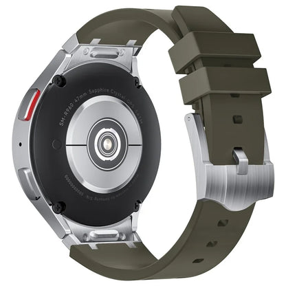 For Samsung Galaxy Watch4 / Watch 5 / Watch6 Watch Strap AP Silicone Band Waterproof