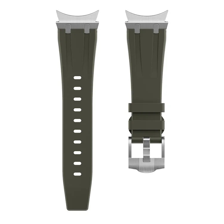 For Samsung Galaxy Watch4 / Watch 5 / Watch6 Watch Strap AP Silicone Band Waterproof