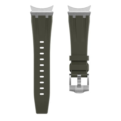 For Samsung Galaxy Watch4 / Watch 5 / Watch6 Watch Strap AP Silicone Band Waterproof