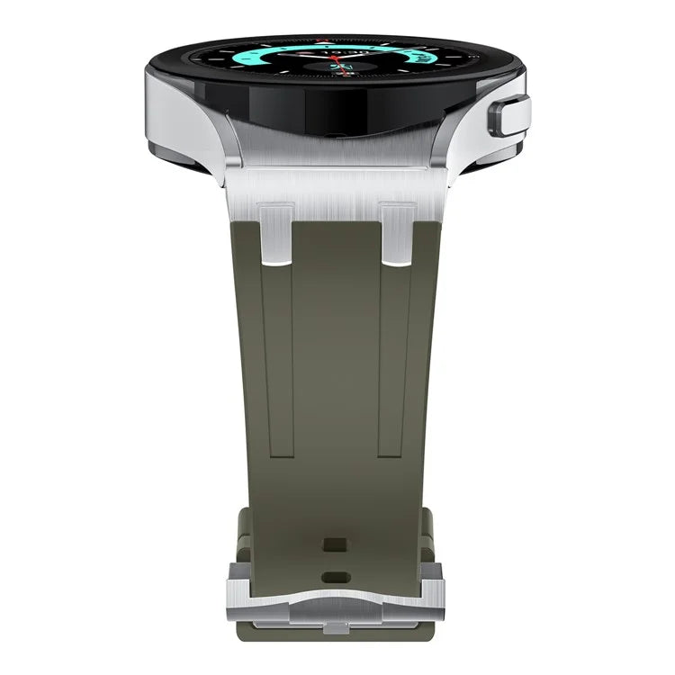 For Samsung Galaxy Watch4 / Watch 5 / Watch6 Watch Strap AP Silicone Band Waterproof