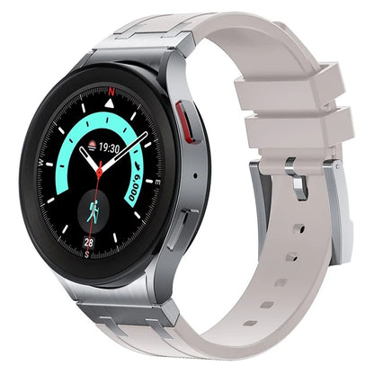 For Samsung Galaxy Watch4 / Watch 5 / Watch6 Watch Strap AP Silicone Band Waterproof