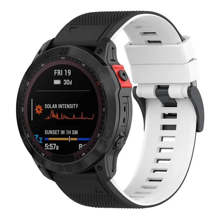 KALEBOL KLB-SSGJ-001 For Garmin Fenix 7 / Fenix 7 Pro Sport Straps 22mm Silicone Watch Band