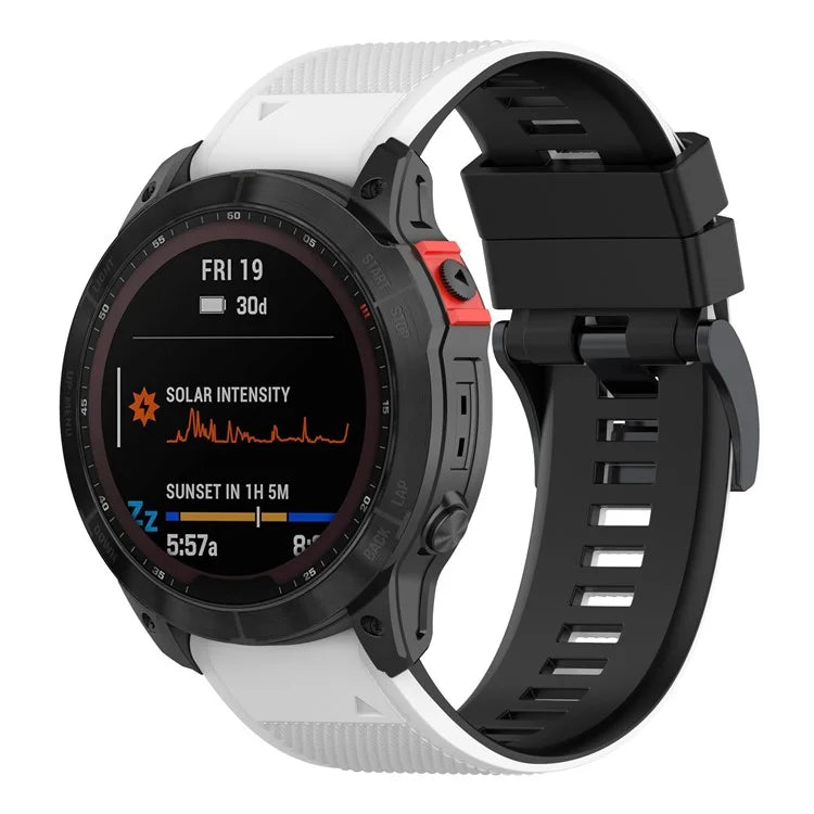 KALEBOL KLB-SSGJ-001 For Garmin Fenix 7 / Fenix 7 Pro Sport Straps 22mm Silicone Watch Band