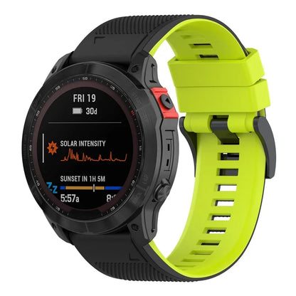 KALEBOL KLB-SSGJ-001 For Garmin Fenix 7 / Fenix 7 Pro Sport Straps 22mm Silicone Watch Band