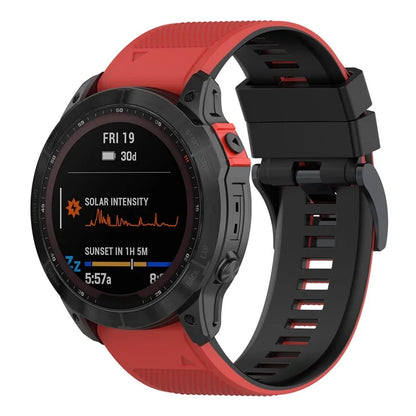KALEBOL KLB-SSGJ-001 For Garmin Fenix 7 / Fenix 7 Pro Sport Straps 22mm Silicone Watch Band