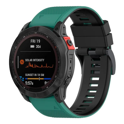 KALEBOL KLB-SSGJ-001 For Garmin Fenix 7 / Fenix 7 Pro Sport Straps 22mm Silicone Watch Band
