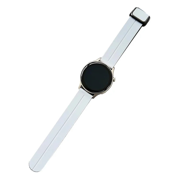 For Samsung Gear Sport / GarminActive 5 Watch Band 20mm Waterproof Soft Silicone Strap