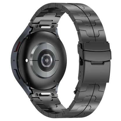 For Samsung Galaxy Watch6 40mm 44mm / Watch6 Classic 43mm 47mm Stainless Steel Band Watch Strap with Connector
