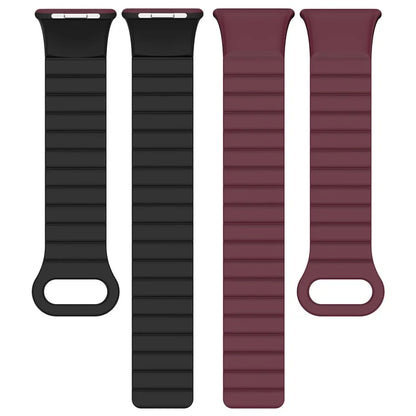 For Xiaomi Redmi Watch 4 / Smart Band 8 Pro Watch Band Dual Color Silicone Magnetic Wrist Strap