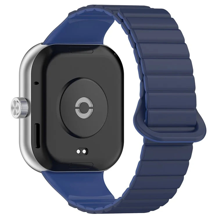 For Xiaomi Redmi Watch 4 / Smart Band 8 Pro Watch Band Dual Color Silicone Magnetic Wrist Strap