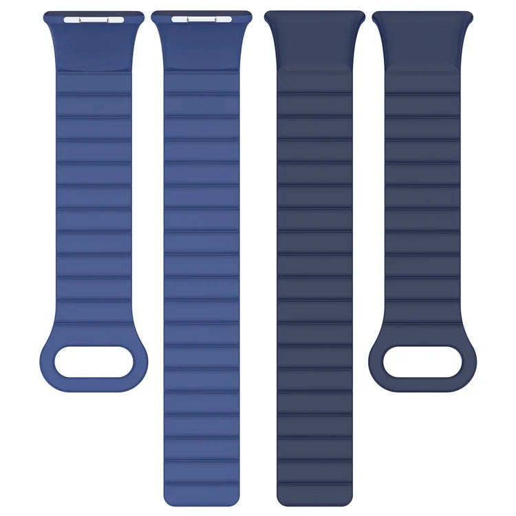 For Xiaomi Redmi Watch 4 / Smart Band 8 Pro Watch Band Dual Color Silicone Magnetic Wrist Strap