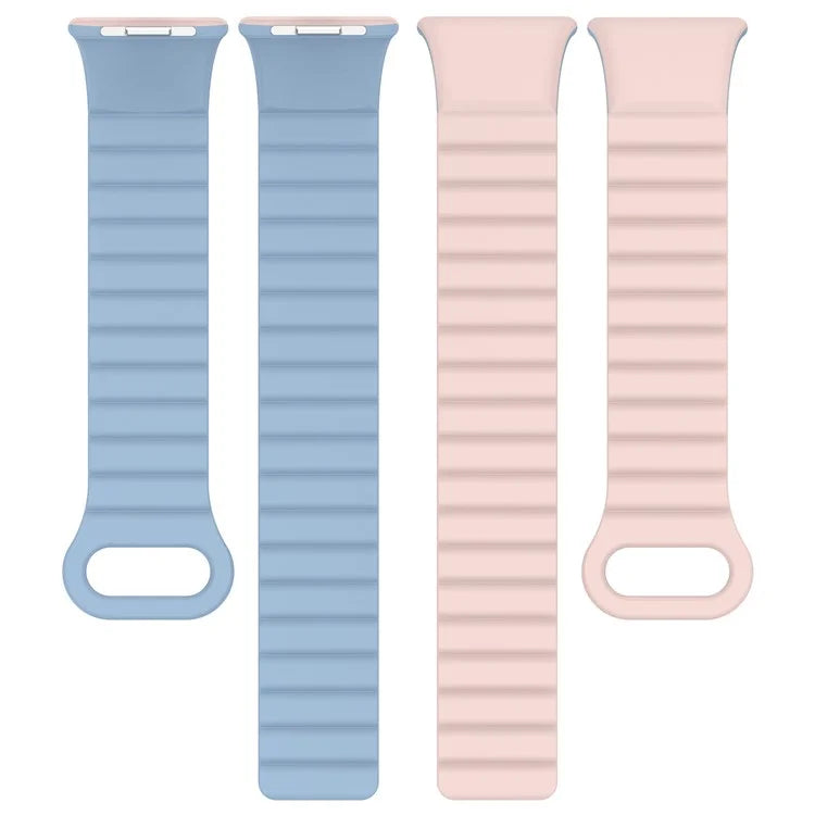 For Xiaomi Redmi Watch 4 / Smart Band 8 Pro Watch Band Dual Color Silicone Magnetic Wrist Strap
