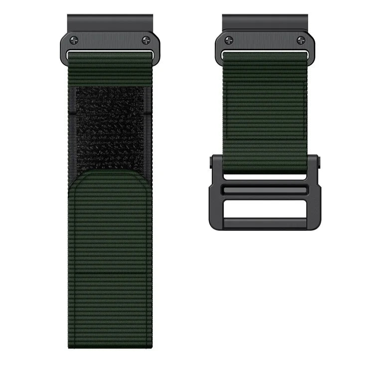 For Garmin Fenix 7X / 7X Pro / 6X QuickFit 26mm Watch Band Nylon Loop Adjustable Wrist Band