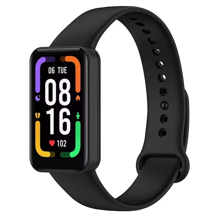 For Xiaomi Redmi Smart Band Pro Solid Color Wrist Band Replacement Silicone Watch Strap