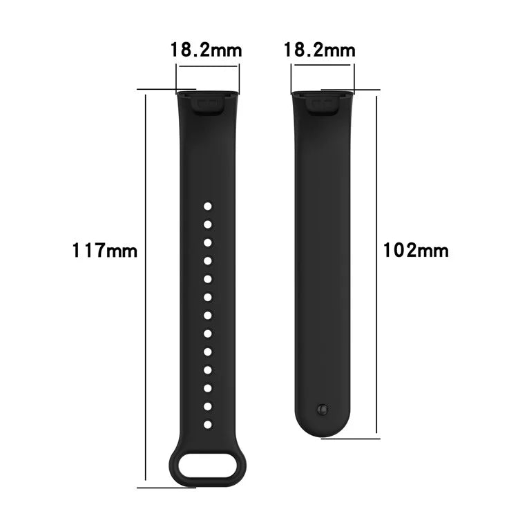 For Xiaomi Redmi Smart Band Pro Solid Color Wrist Band Replacement Silicone Watch Strap