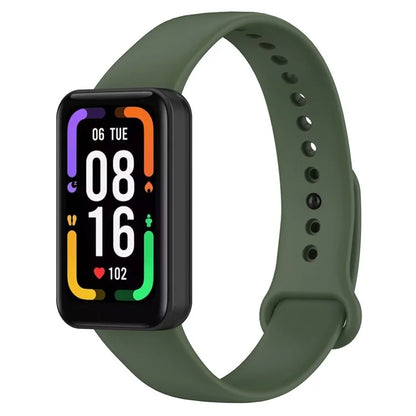 For Xiaomi Redmi Smart Band Pro Solid Color Wrist Band Replacement Silicone Watch Strap