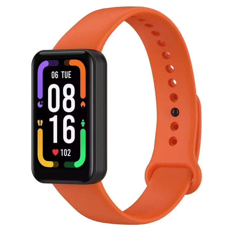 For Xiaomi Redmi Smart Band Pro Solid Color Wrist Band Replacement Silicone Watch Strap