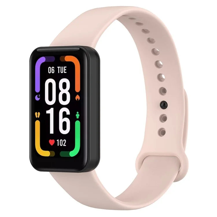 For Xiaomi Redmi Smart Band Pro Solid Color Wrist Band Replacement Silicone Watch Strap