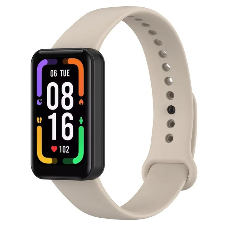 For Xiaomi Redmi Smart Band Pro Solid Color Wrist Band Replacement Silicone Watch Strap