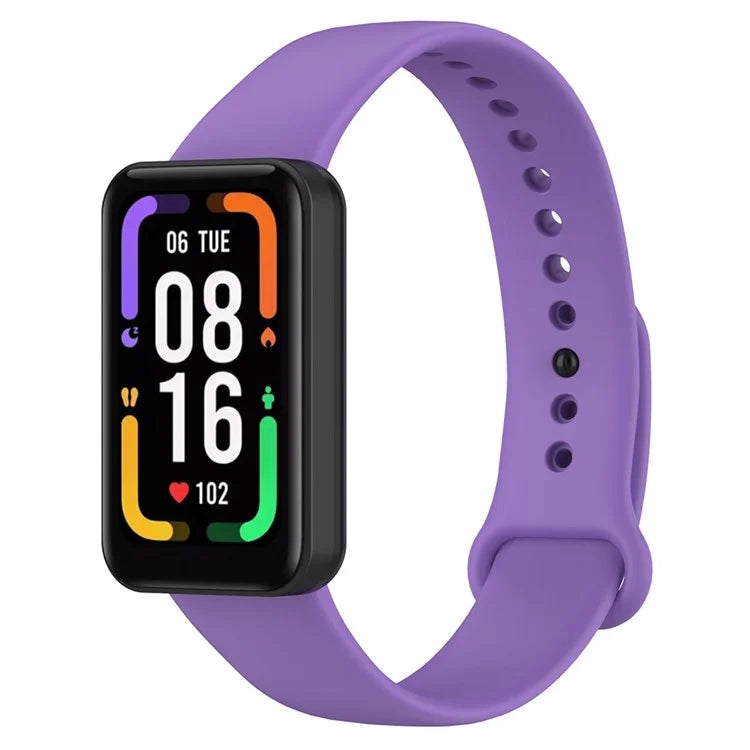 For Xiaomi Redmi Smart Band Pro Solid Color Wrist Band Replacement Silicone Watch Strap