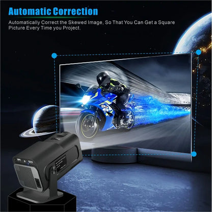 HY320 4K Android 11 Projector 1080P, 300ANSI, Dual WiFi 6, BT 5.0 Portable Projector