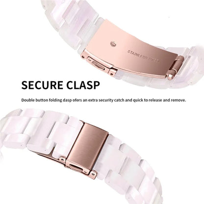 For Donerton Resin Watch Band Waterproof Smart Watch Strap