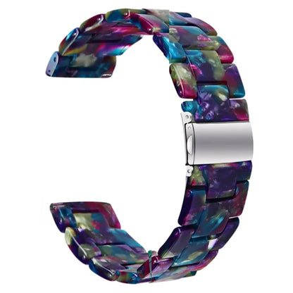 For Donerton Resin Watch Band Waterproof Smart Watch Strap / Green