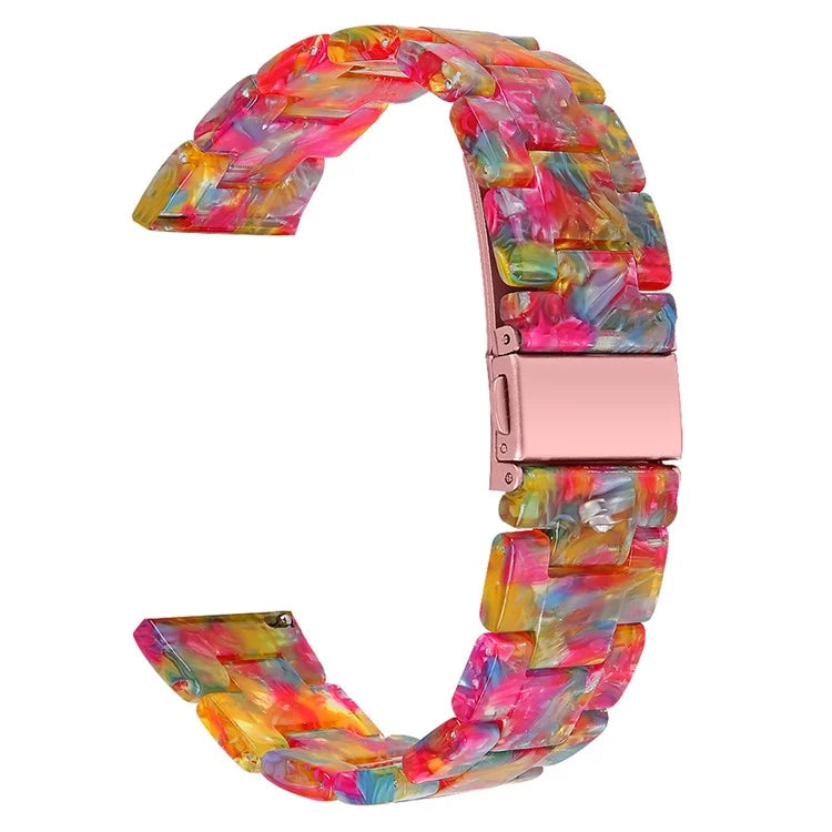 For FITVII Resin Watch Band Waterproof Replacement Watch Strap Candy