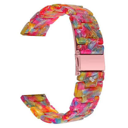 For FITVII Resin Watch Band Waterproof Replacement Watch Strap Candy