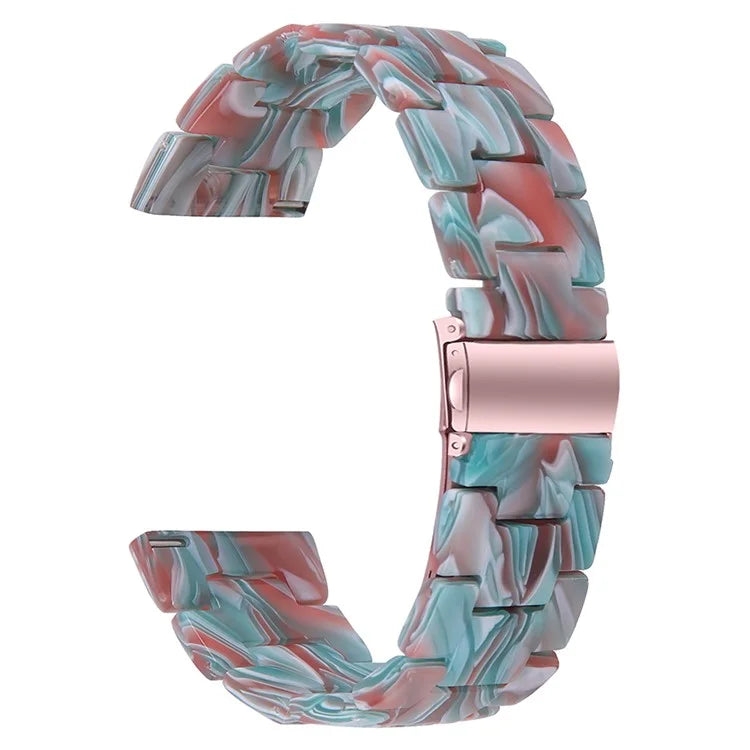 For FITVII Resin Watch Band Waterproof Replacement Watch Strap