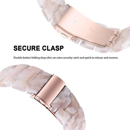 For FITVII Resin Watch Band Waterproof Replacement Watch Strap
