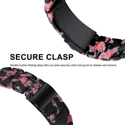 For FITVII Resin Watch Band Waterproof Replacement Watch Strap