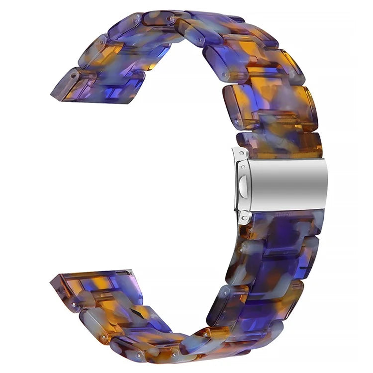 For FITVII Resin Watch Band Waterproof Replacement Watch Strap
