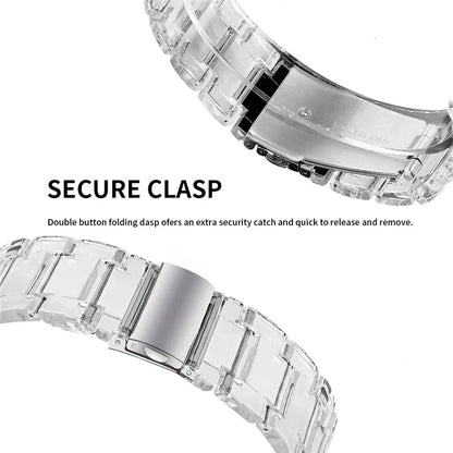 For FITVII Waterproof Watch Strap Replacement Resin Watch Band